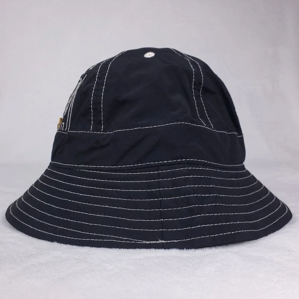 LA Lakers Mitchell & Ness NBA Bucket Hat‎ Embroidery Logo Black New